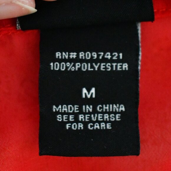 Women's Red Blouse - Picture 5 of 5